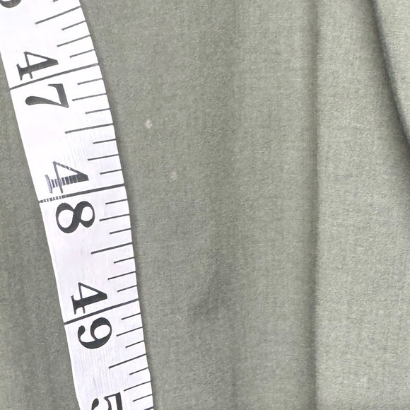 Rails Green Maple Olive Smoke Long Sleeve V Neckline Midi Dress Size Medium - Picture 13 of 16